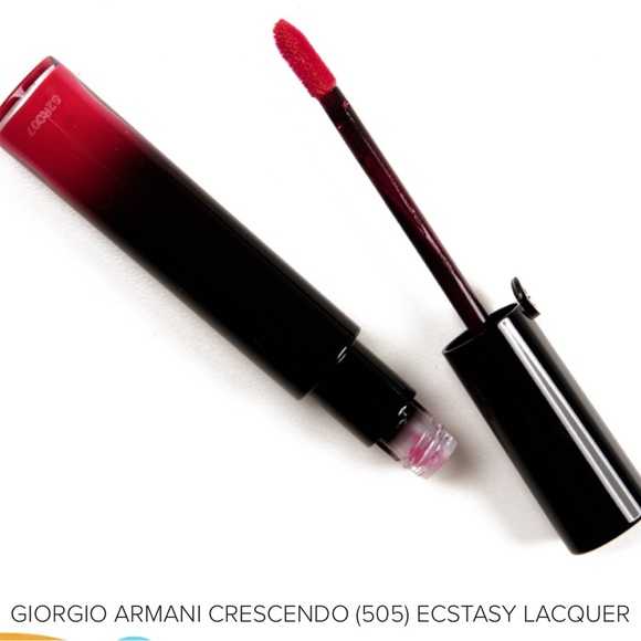 🆕 NIB Giorgio Armani Ecstasy Lacquer Crescendo (505) lip color - Picture 3 of 10